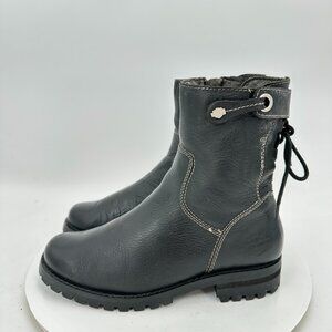 Harley Davidson Women Size 7.5 84353 Black Side Zip Back Motorcycle Biker Boot